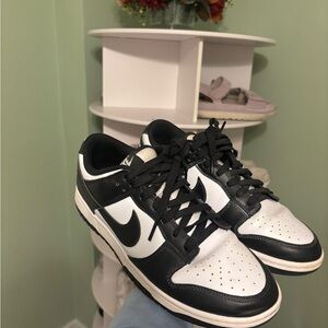 Nike Women’s Black and White Low-Top Panda Dunk Sneakers